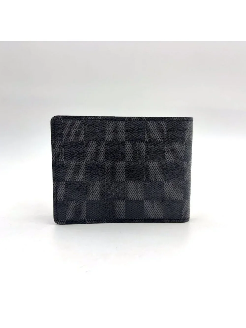 Louis Vuitton Portefeuille Multiple Damier Graphite Initialstamp Can Be Leather